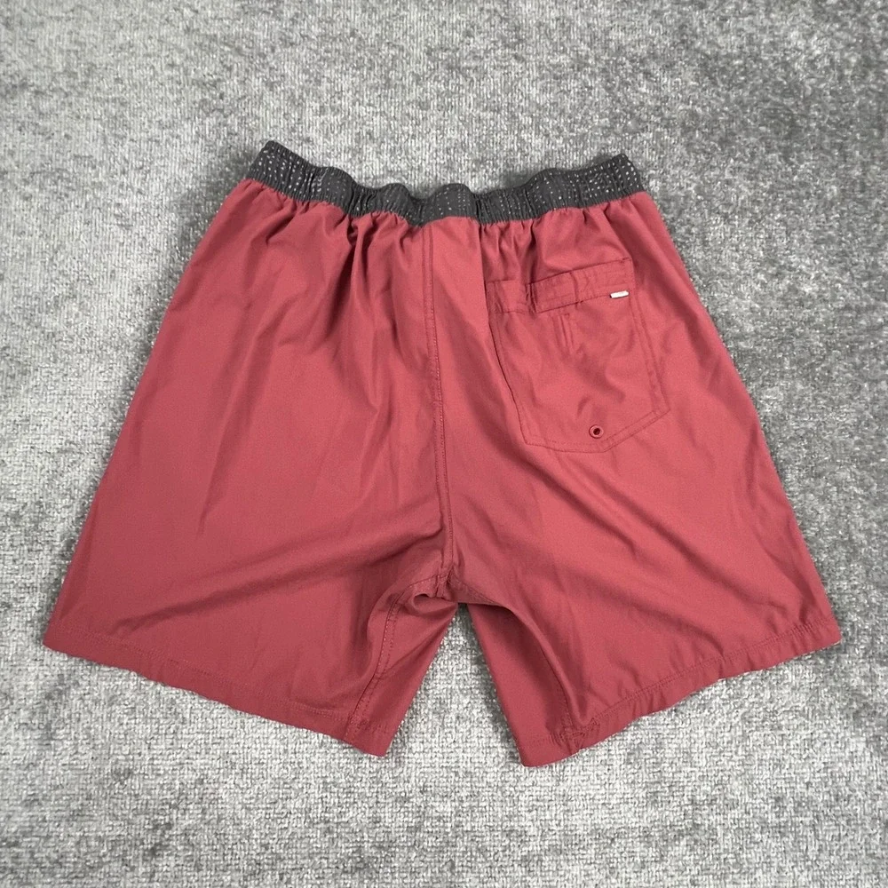 Vuori Kore Short V338 Terracotta Red Unlined Athletic Shorts Run Mens Size L